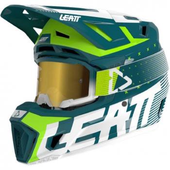 Casco Moto Cross Leatt 7.5 V24 Verde Acid Fuel S