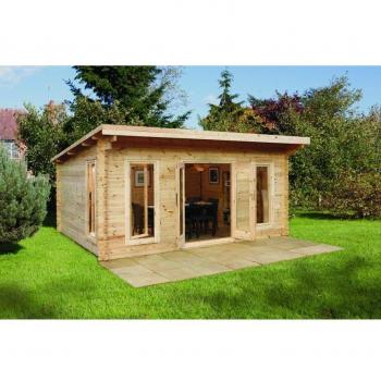 Mendip Log Cabin with Felt Plus Underlay and Double Glazed Windows