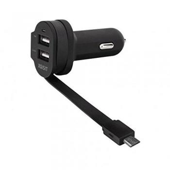 XQISIT Caricatore auto 2 porte USB 6A