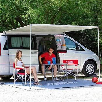 Fiamma F35 Pro 270 Cassetteluifel met Royal Grey Doek in Deep Black