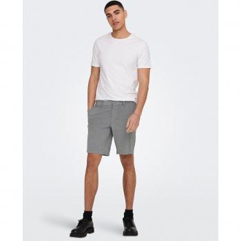 Pantaloncini onlysons Mark grigio regular fit 22018667