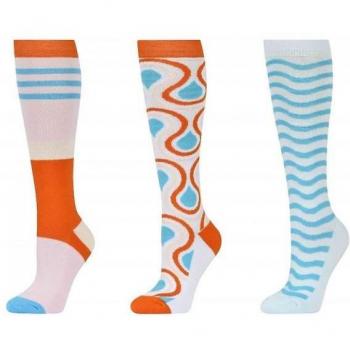 Chaussettes Dublin Unis Adultes Motif Couleur Clash (Ensemble de 3)