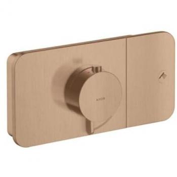 Kit de montage final Hansgrohe Axor One 45711310, module thermostatique encastré, or rouge brossé