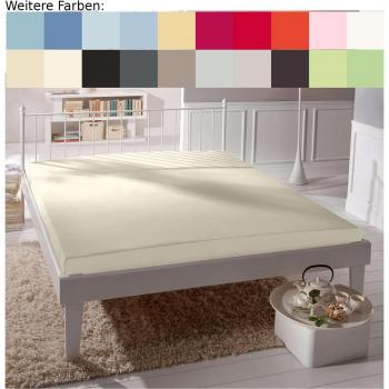 Spannbettlaken „Mako‑Jersey“ – 97 % Baumwolle, 3 % Elasthan – 90×200 cm