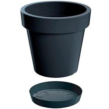 Maceta Lofly antracita 29,3x29,3x27,1 cm