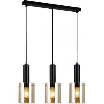 Suspension Sardo ambre moderne