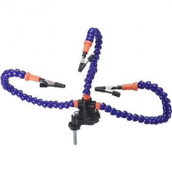 Soldering Station met 3 Flexibele Armen en Klem