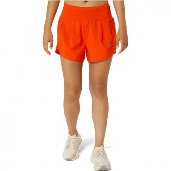 ASICS Cortos para mujer Carretera 3.5 en naranja, talla M