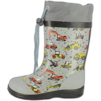 Botas Beck Baustelle Gris y Antracita con Toques Amarillos
