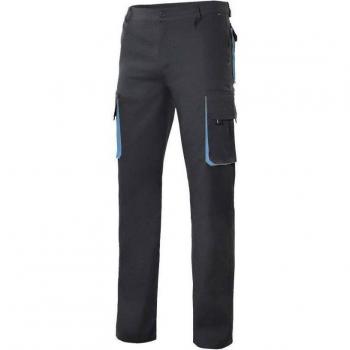 Pantalon utilitaire Velilla 103004 – Noir et Bleu clair – Size 40 EU