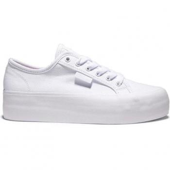 DC Shoes Baskets Plateforme Blanche Femme