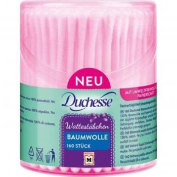 Duchesse Bastoncillos de Algodón, Bote Redondo, 160 unidades