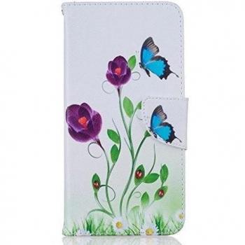 Carcasa billetera para Apple iPhone 7 Pro 5.5 con ranura para tarjetas