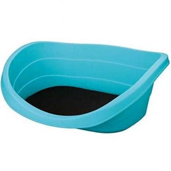 Letto Ovale in Plastica con Cuscino Medium 63x44.5x22.5cm by Ferribiella
