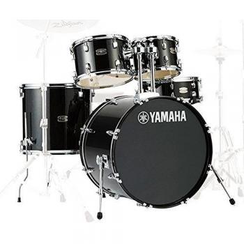 Yamaha Rydeen 22 Acoustic Drum Kit with Cymbals Black Glitter