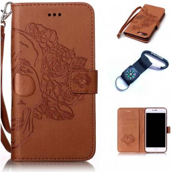 Cubierta de cuero PU para iPhone 7 Plus/8 Plus