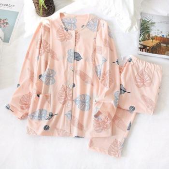 Pantalon + chemise de nuit coton, confort et allaitement
