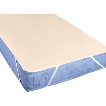 Biberna Schlafschutz‑Matratzenauflage Molton – Naturfarbe