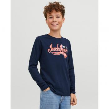 Jack & Jones Junior Langarmbluse 12237371 Dunkelblau Regular Fit
