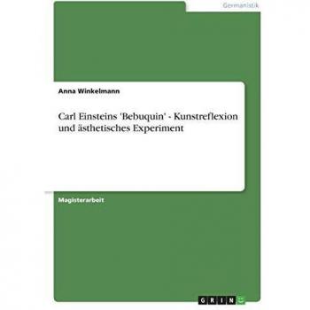 Carl Einsteins 'Bebuquin'