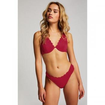 Hunkemöller Bikini Rosa con Diseño Scallop