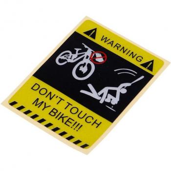Waterproof DONT TOUCH MY BIKE Sticker