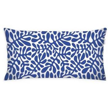 Kissenhülle TOM TAILOR HOME Blaues Blatt, 40x80cm