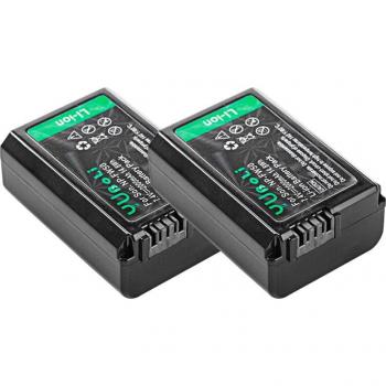 Pack Double Chargeur et Deux Batteries Sony Alpha 2000 mAh avec Écran LCD