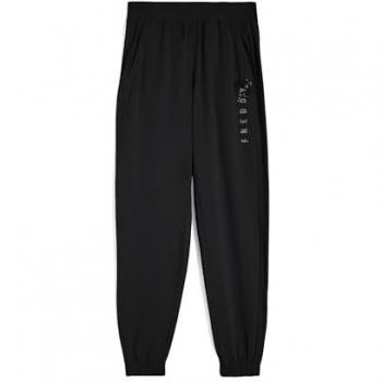 Pantaloni Sportivi Donna Freddy in Heavy Jersey con Logo Glitter e Fiori, Taglia L, Vestibilità Regular