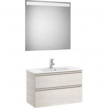 Roche Gap Pack Comptoir 2t 800 mm Unik + Miroir Frêne Nordic – Roca A851528434