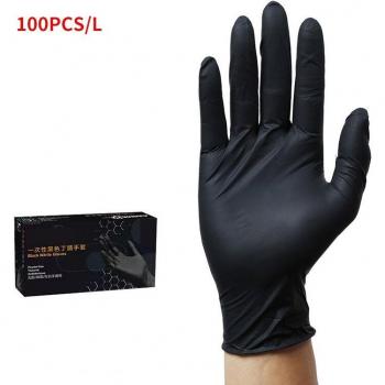 100-Pack Disposable Nitrile Gloves