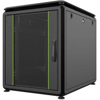 Logon 12U, 600mm x 800mm, Serverschrank in Schwarz (10.86 HE)