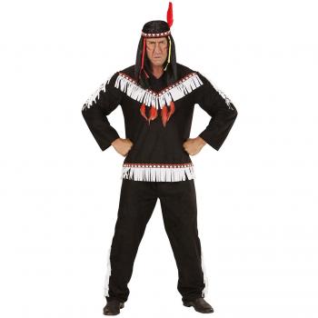 Déguisement Indien Résistant Homme XL Noir – Widmann 06724