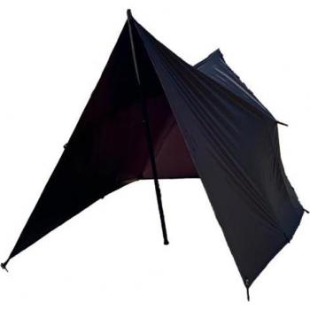 Parasol Impermeable 3 Vistas 4x4 m en Color Negro