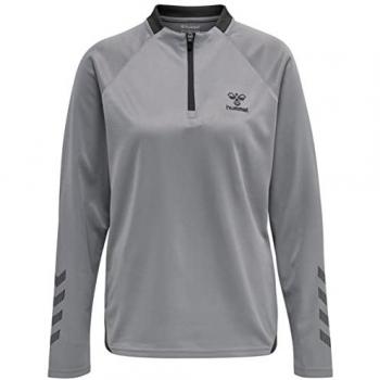 Action Hummel Felpa Donna con Mezza Zip 2XL