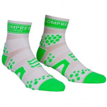 RunHi Pro Sport Calcetines Hombre S (Blanco / Verde)