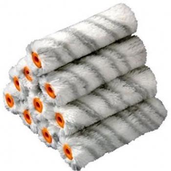 Stanley Tools Medium Pile Silver Stripe Sleeve 100mm 10 Pack