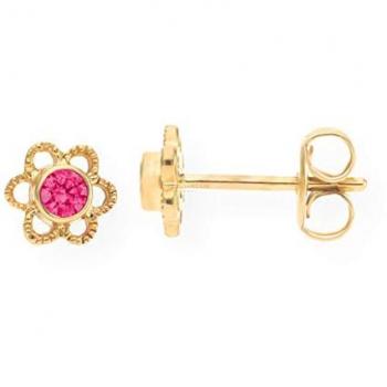 JuwelmaLux Blumen Ohrstecker aus 333 Gold
