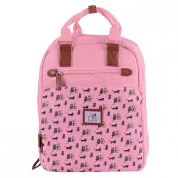 Biggdesign Women's Pink Cat Laptop Backpack