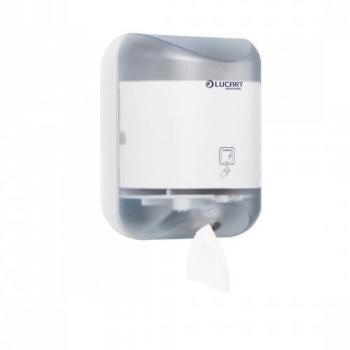 Dispensador Doble L-One Dual Mini Lucart DP423 para Equipamiento de Limpieza en Cámaras