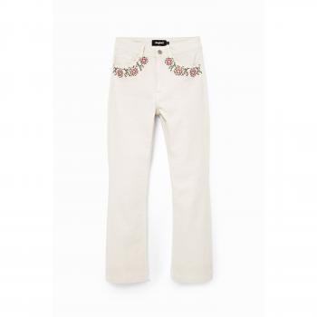 Jeans Flare cropped moda