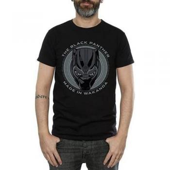 Camiseta de hombre Black Panther de algodón