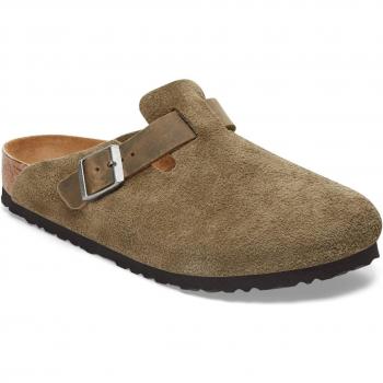 Birkenstock Boston Mixed Leather Clogs for Men