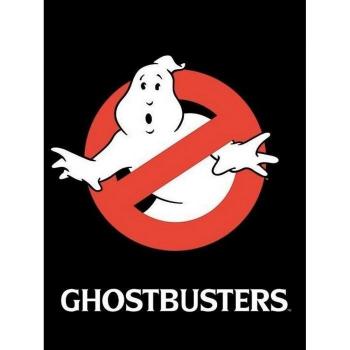 Stampa su Tela Ghostbusters Logo Rosso/Bianco