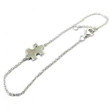 Bracelet Argent 'Puzzle Précieux'