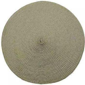 Ribbed Linen Round Place Mat