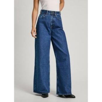 Mujer Wide Leg Azul Pepe Jeans 24/34 Algodón EcoFriendly