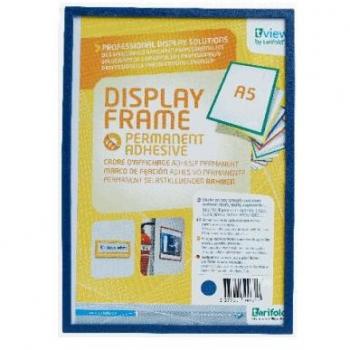 Tarifold A5 Klemmrahmen selbstklebend, blau (5 Stück)