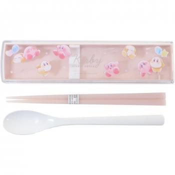 Kirby Stars Duo: Slide-Style Chopsticks with Spoon
