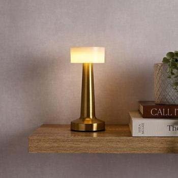 Hestia Bronze Rechargeable Touch LED Color-Changing Table Lamp